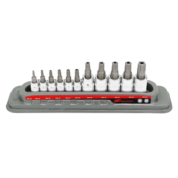 11 Piece Tamper Proof Torx Plus Bit Socket Set